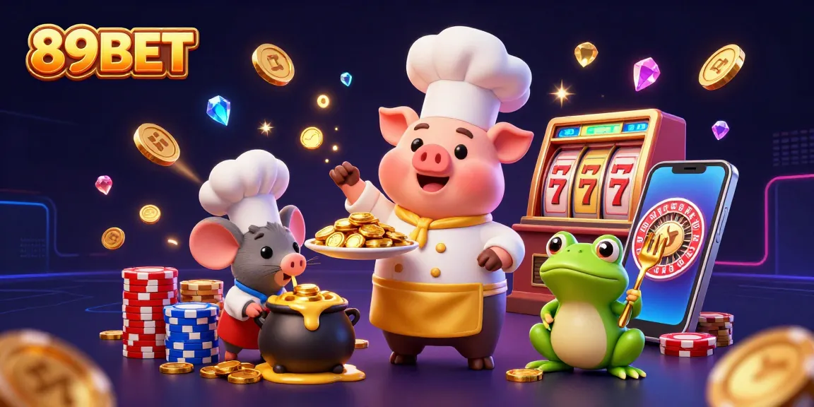 Join 89BET for thrilling gameplay featuring vibrant characters and exciting casino elements.