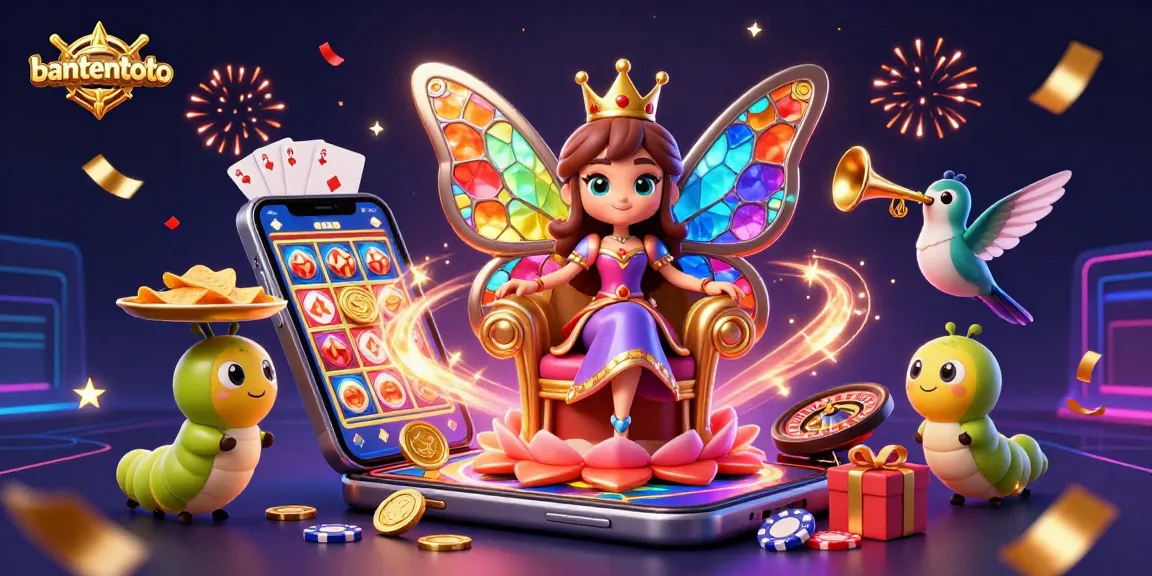 Bantentoto menawarkan pengalaman bermain slot futuristik dengan simbol warna-warni dan permainan slot yang menarik.