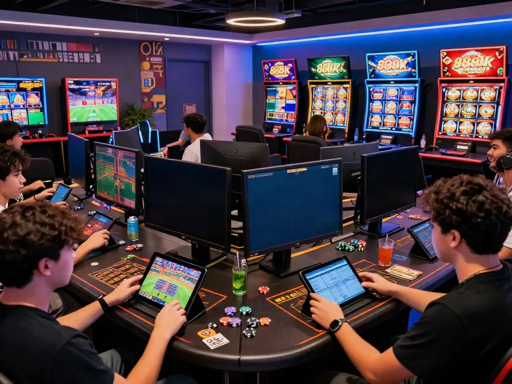 Exciting scene of players engaging with the C168 gaming platform, showcasing vibrant casino action and promotional offers.