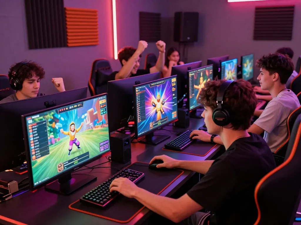 Players enjoying online games at mantra88.net with vibrant graphics and a thrilling atmosphere.