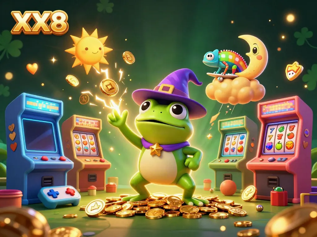 Experience the thrill of XX8 with magic and excitement, showcasing vibrant casino elements.
