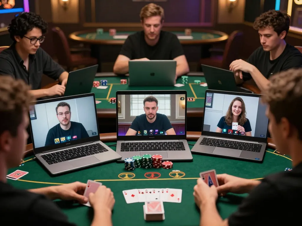 Join the excitement of online poker with jangkar55 players engaged in strategic gameplay.