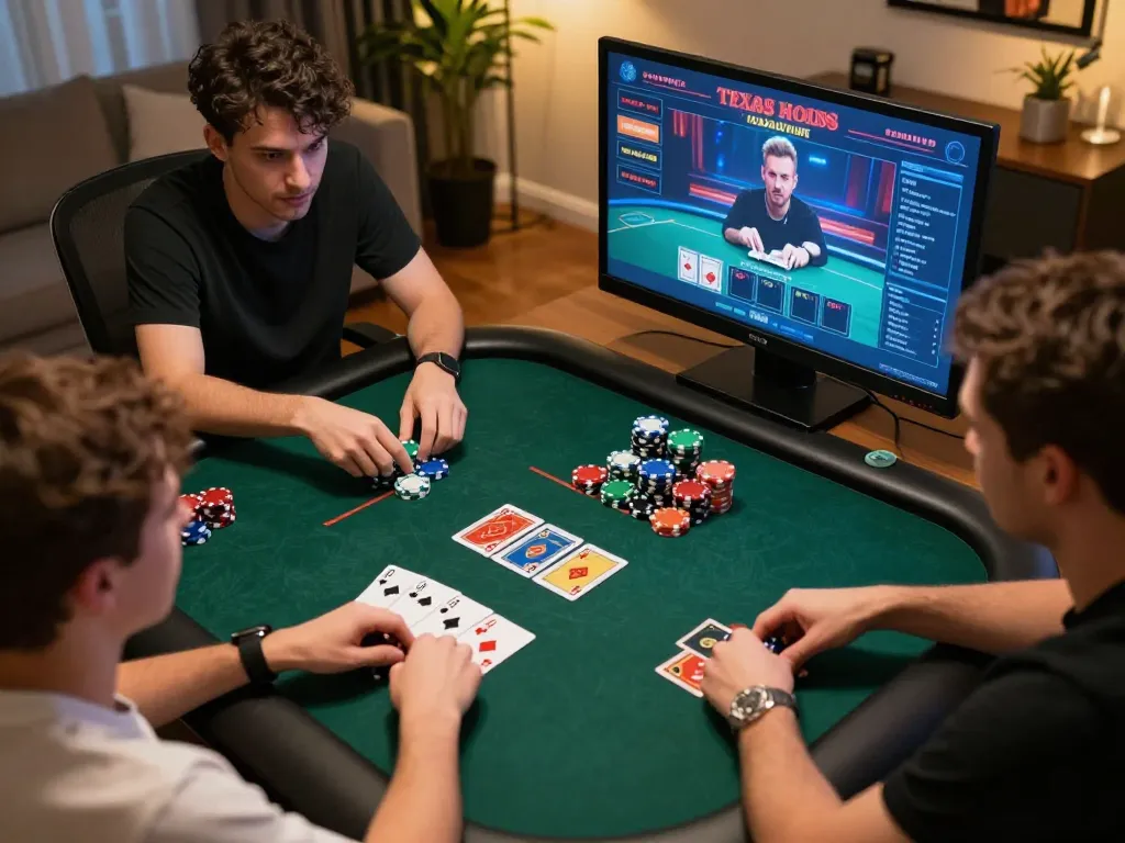 Participate in exciting online poker at nk88 with colorful chips and engaging gameplay.