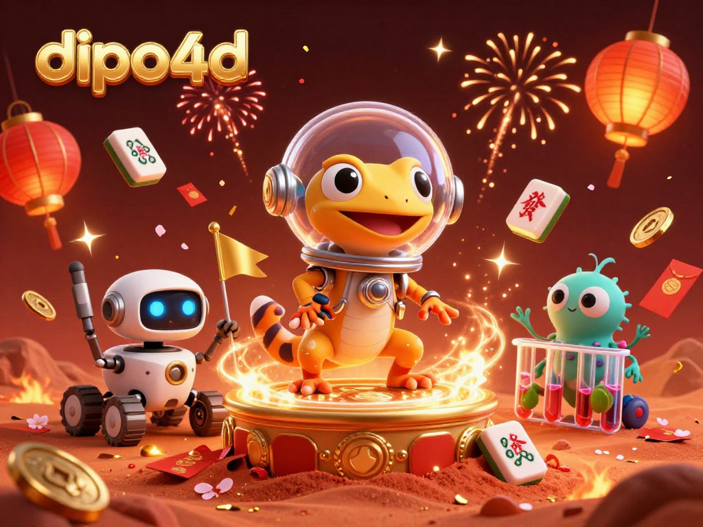 Engage with the vibrant dipo4d casino scene as a Martian gecko uncovers treasures amidst a galaxy of gaming.