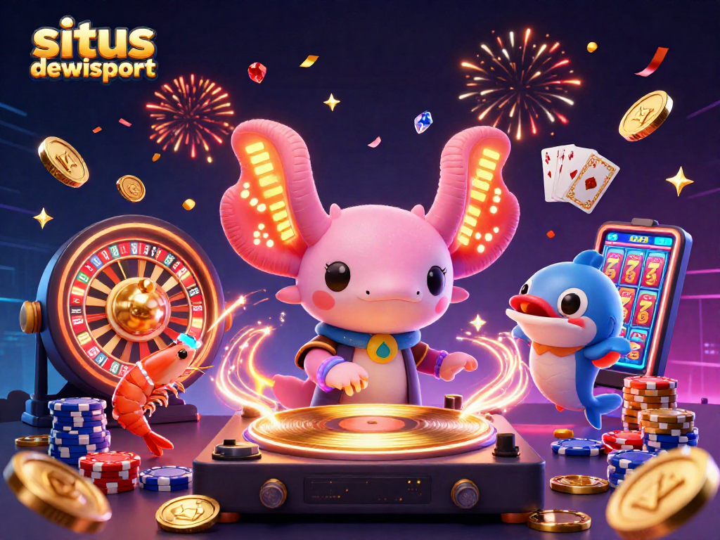 Spin the reels and win at situs dewisport with a vibrant underwater casino scene