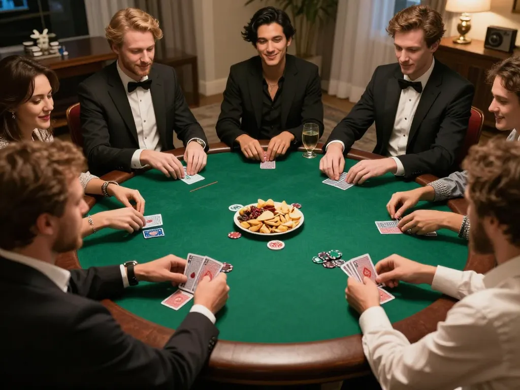 Mengajak teman-teman selama malam poker di rumah membahas strategi sambil menggunakan kenzototo login untuk permainan online.