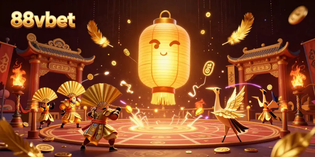 Experience the vibrant 88vbet casino world with golden lantern spirit and dynamic gaming elements.