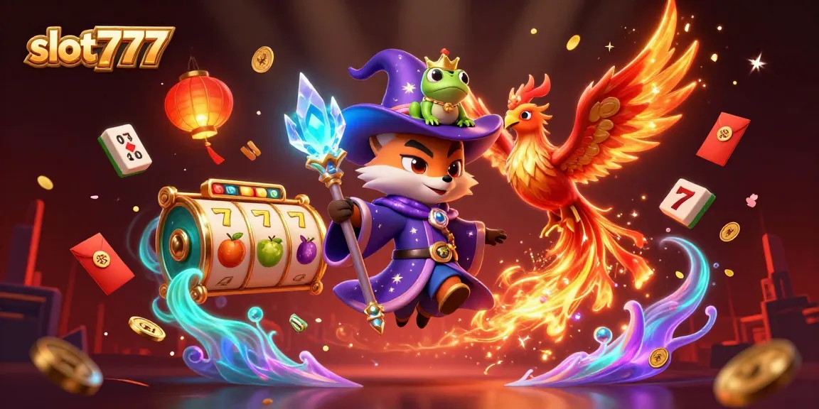 Permainan slot777 yang mengasyikkan dengan karakter fantasi dan elemen beruntung.