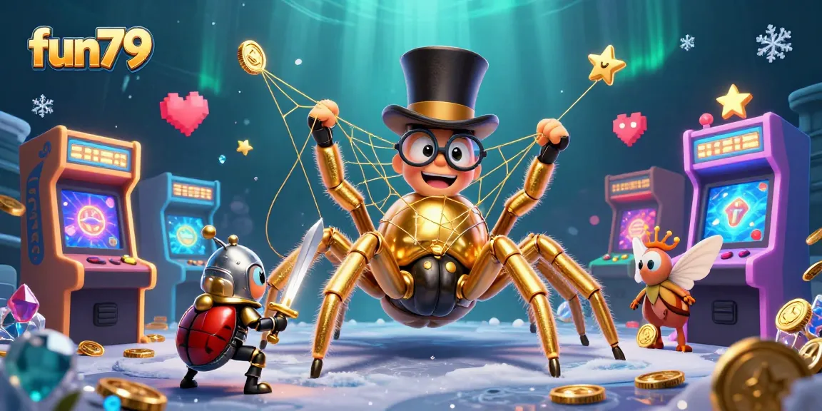 Experience the excitement of fun79's casino adventure with vibrant characters and gaming elements.