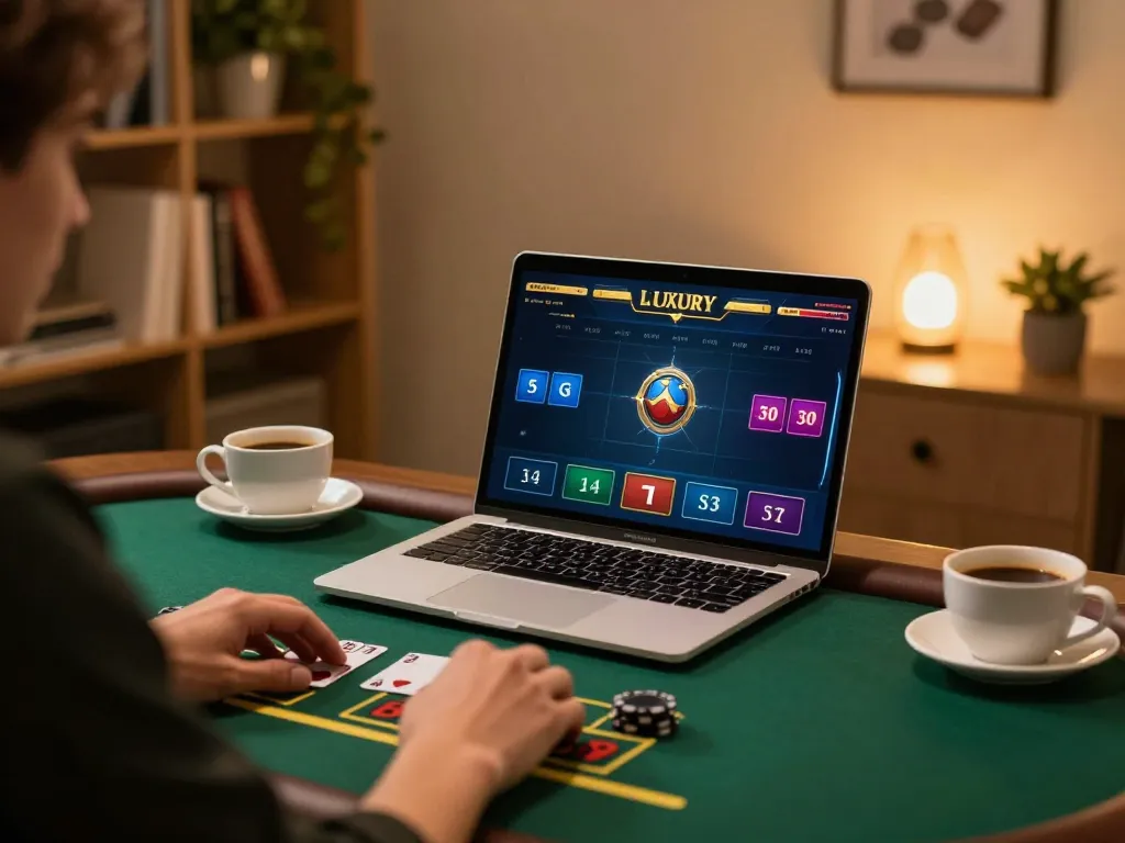Engaging in live dealer blackjack on luckywinz dev, showcasing modern online gaming environment.
