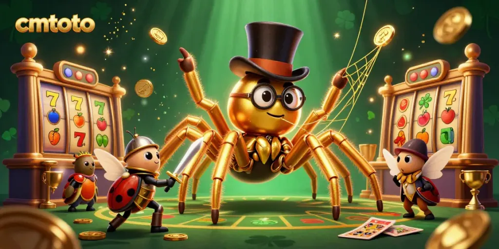 CMTOTO menawarkan pengalaman bermain slot yang menarik dengan simbol keberuntungan dan jackpot berkilau.