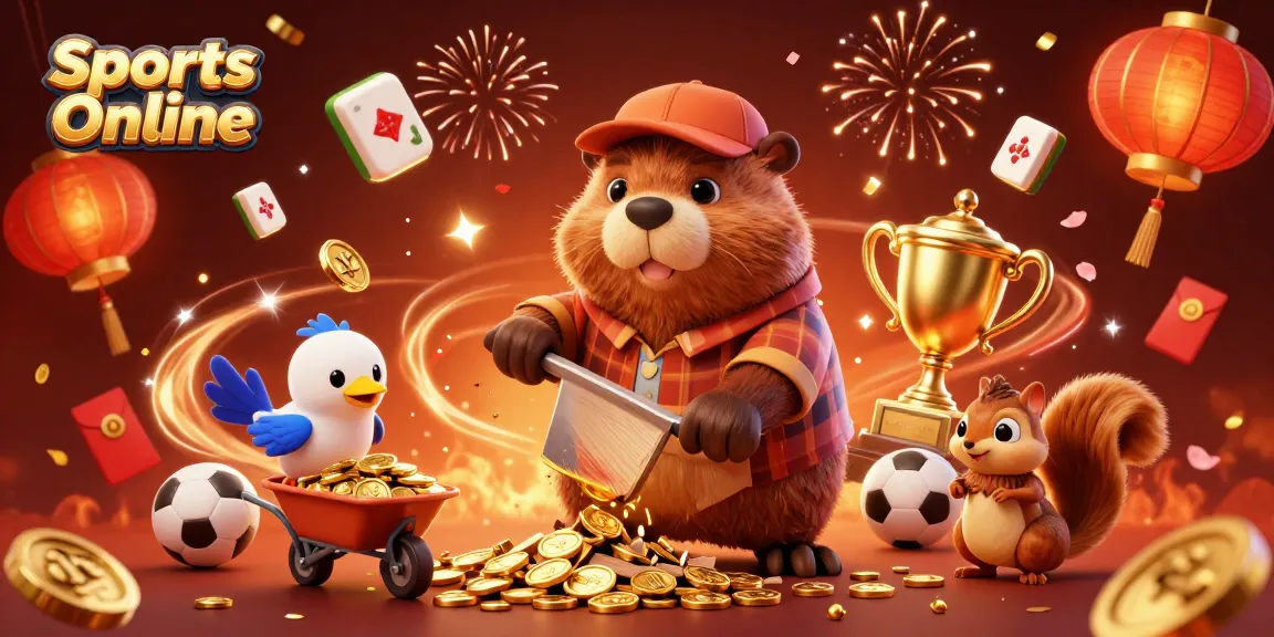 Engage in Sports Online betting with vibrant 3D illustration featuring characters and dynamic action.