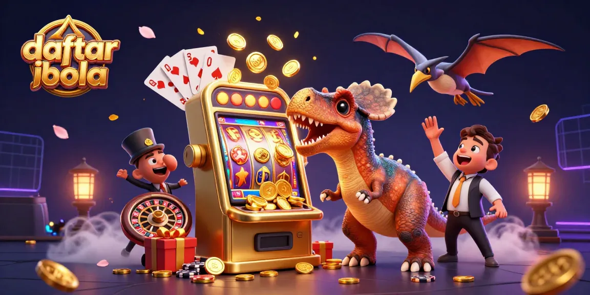 Catch golden coins in a lively scene celebrating daftar judi bola excitement while engaging with interactive gambling elements.