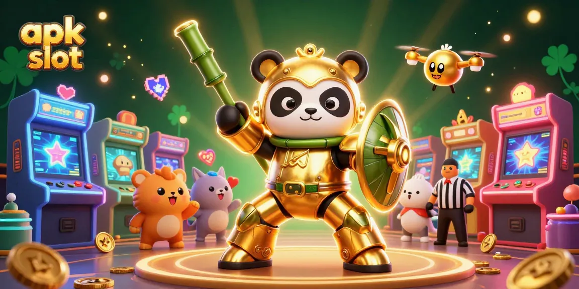 Slot APK Gacor memberikan keseruan dengan berbagai pilihan permainan dalam gambar animasi 3D.