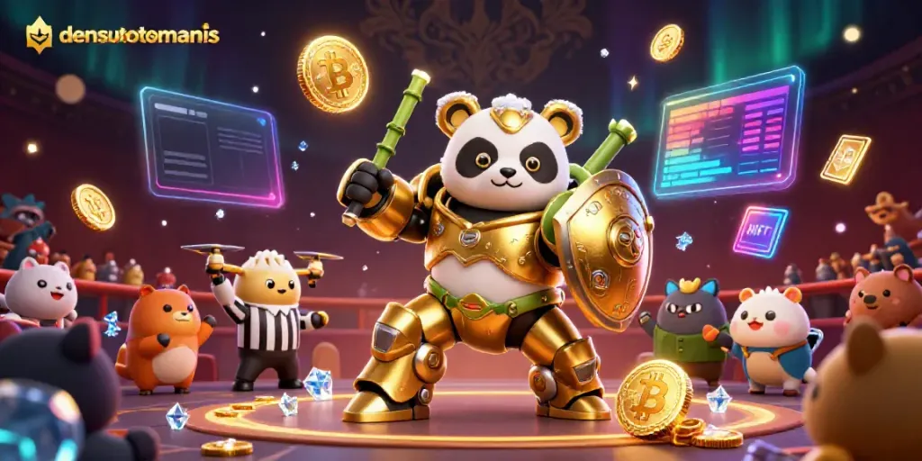 Experience exciting gameplay with densustotomanis in a vibrant 3D casino arena