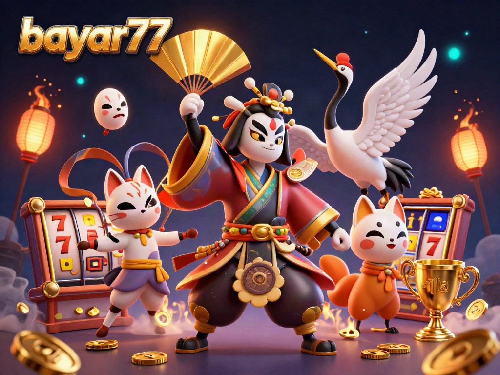Bayar77 menghadirkan pengalaman bermain slot terbaik dengan karakter unik dan elemen kasino yang kaya.