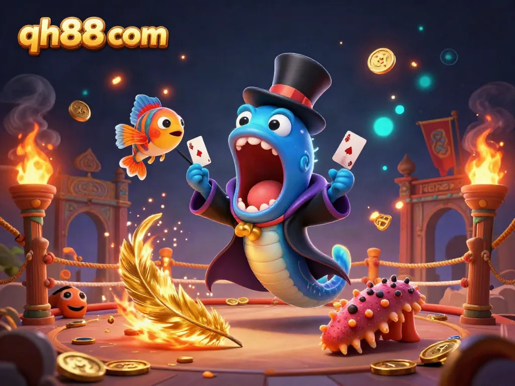 Experience thrilling action with qh88 com in a vibrant and dynamic 3D casino scene.