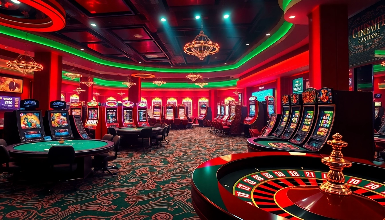Online gambling interface featuring 包网 solutions with vibrant casino elements and user-friendly design.