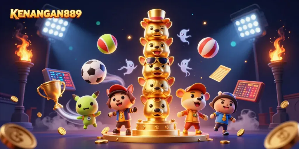Experience KENANGAN889 with dynamic sports betting elements and vibrant casino visuals
