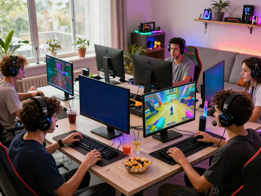 Pengguna babe138 sedang menikmati pengalaman bermain game online di ruang tamu yang modern.