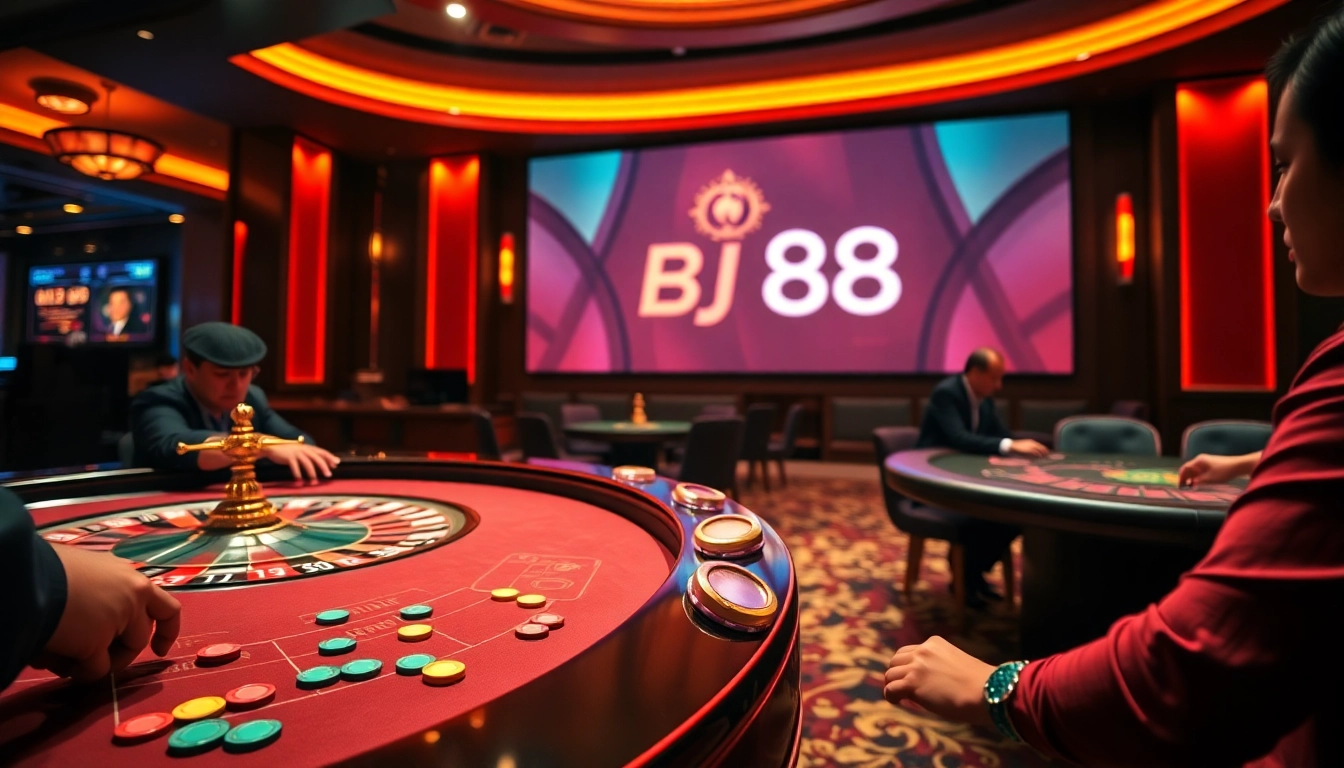 Engage in high-stakes blackjack and roulette at BJ 88 casino, where luxury meets excitement.