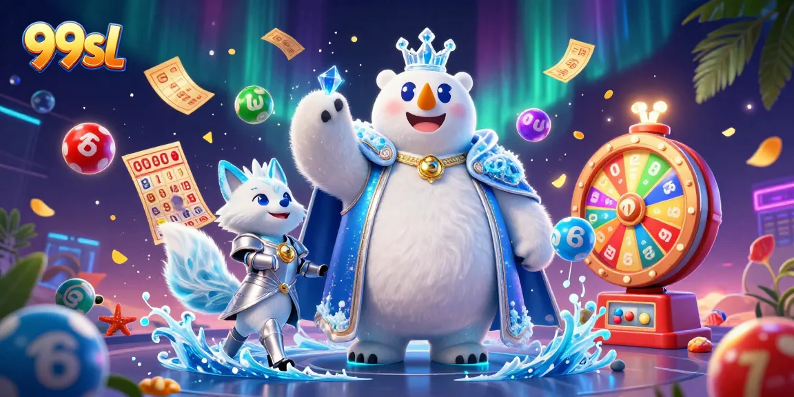 Experience thrilling wins at 99sl with vibrant lottery balls and prize elements.