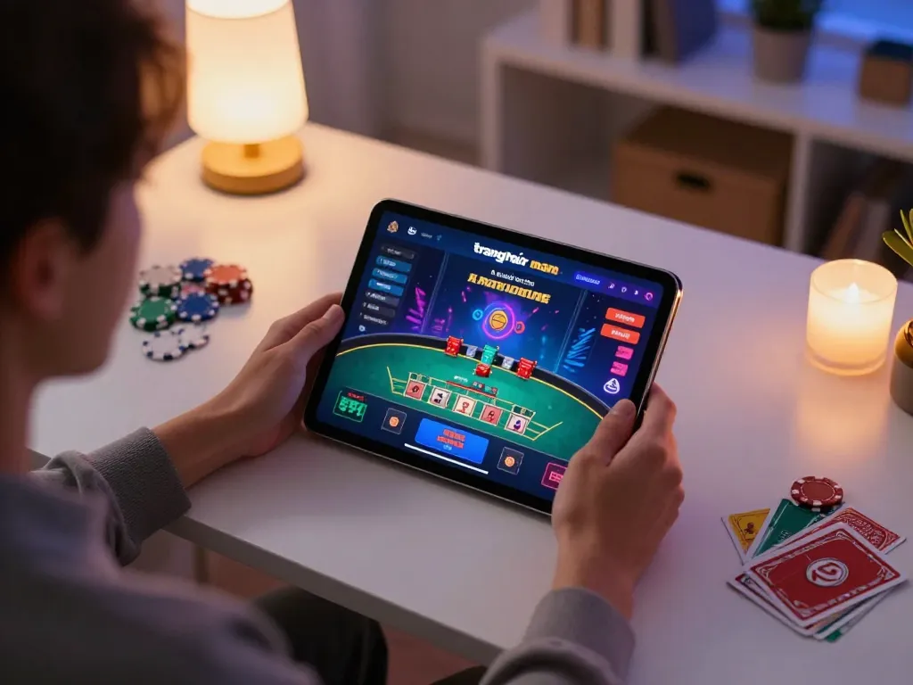 Experience dynamic gaming on trang chủ vmax with live dealer blackjack in a cozy home setting.