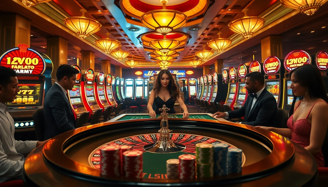 Experience luxury at the Luckywin army casino, with vibrant games and thrilling bets.