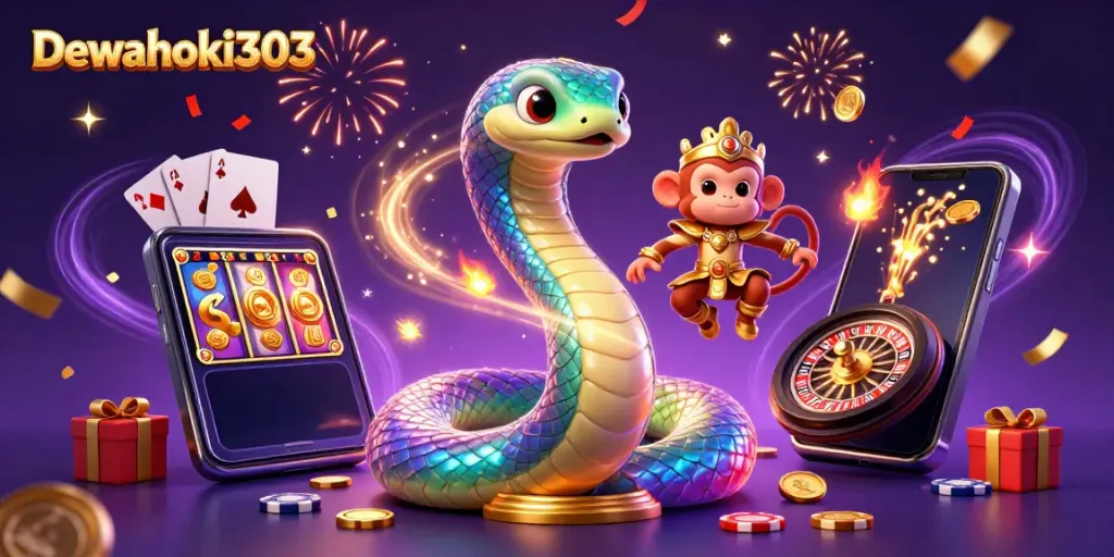Dewahoki303 mengungkapkan pengalaman slot online dengan kunjungan visual yang mempesona, menampilkan slot dan simbol keberuntungan.