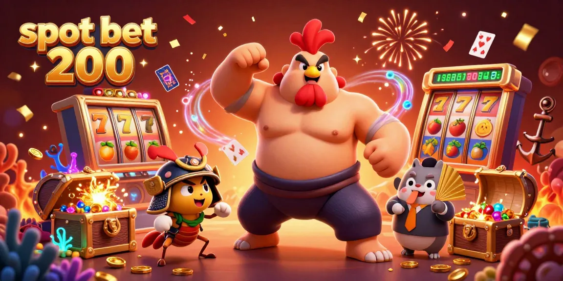 Kalahkan tantangan dengan slot bet 200 yang mendebarkan di kasino, dipenuhi dengan simbol jackpot dan koin berkilauan.