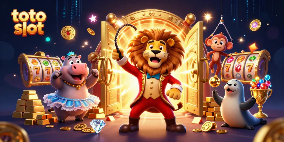 Experience the thrill of toto slot with colorful characters and exciting gaming elements.
