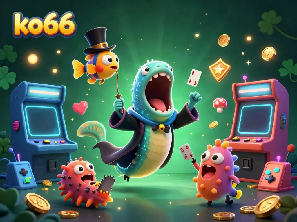 Engage in vibrant excitement with the ko66 casino, showcasing thrilling games and captivating characters.