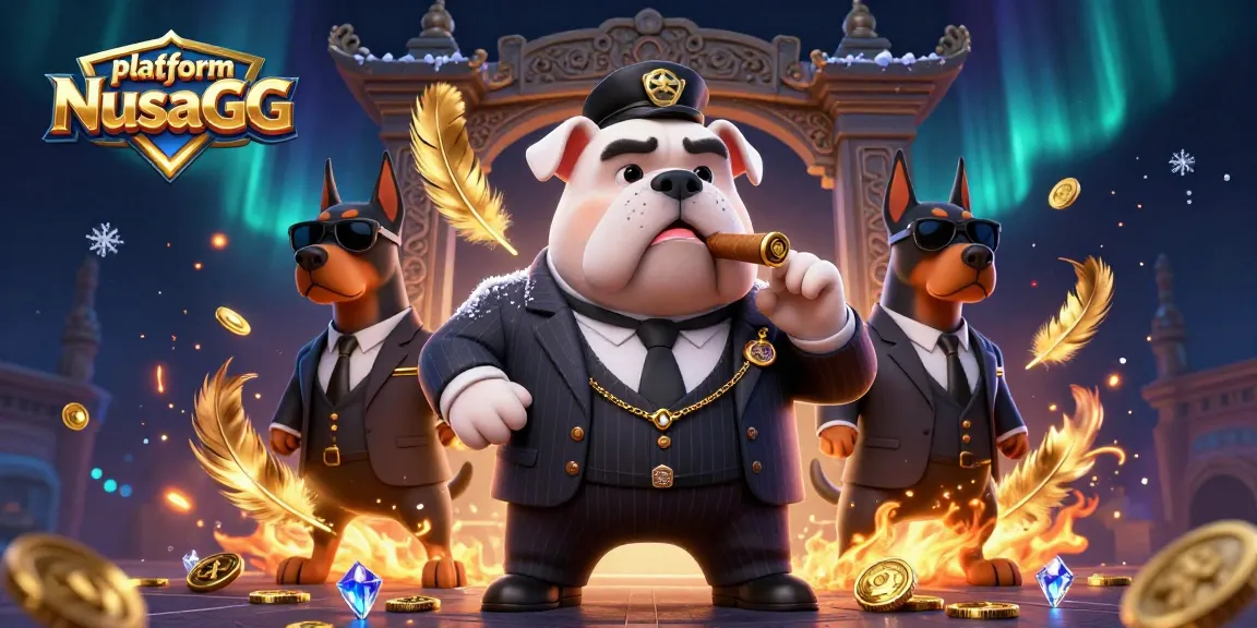 Experience dynamic gaming thrills on the platform NusaGG with captivating casino characters and vibrant effects.