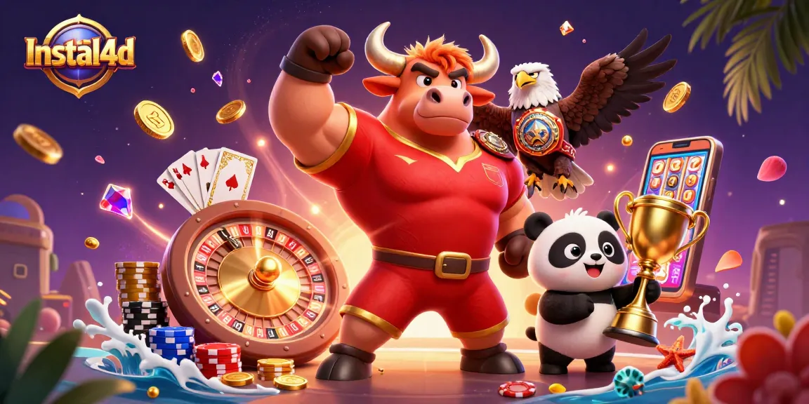 Experience winning excitement with Instal4d through vibrant casino characters and games.