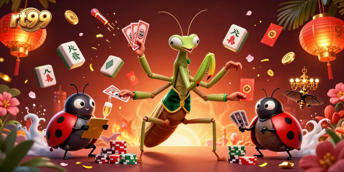 Engage with rt99's thrilling gameplay through vibrant casino characters and dynamic game elements.