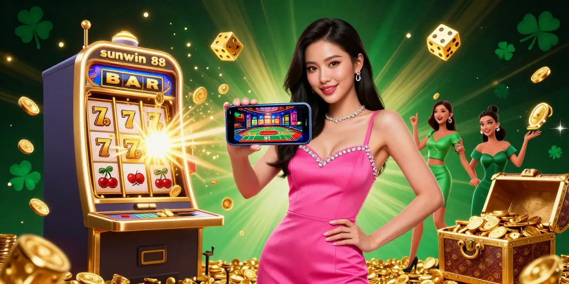 Engage with sunwin 88's thrilling live dealer games showcased by a stylish Asian woman.