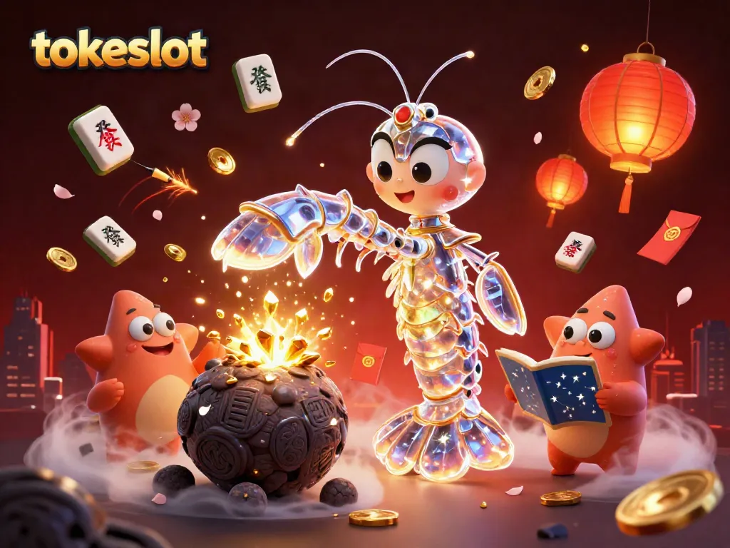 Tokeslot offers a thrilling online slot game experience with vibrant characters and dynamic elements full of excitement.