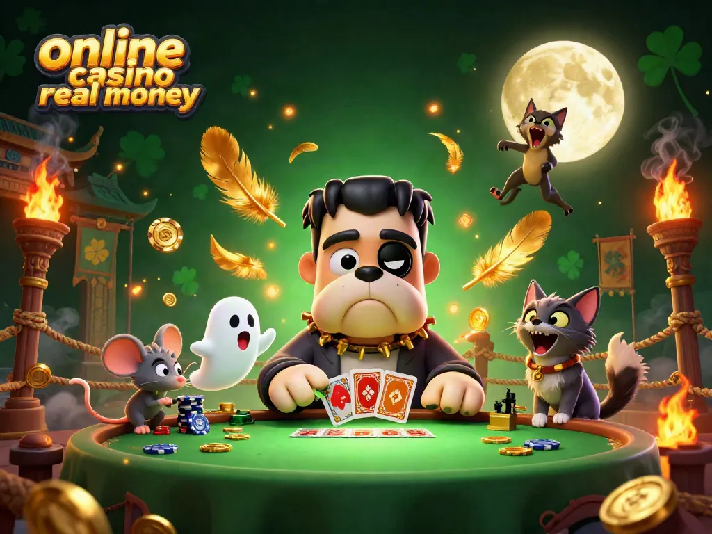 Engage in thrilling moments at an online casino real money with lively characters and rich gaming elements.
