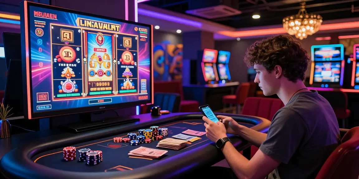 Pengalaman bermain LUXURY777 di platform game online mewah dengan suasana malam yang menegangkan.