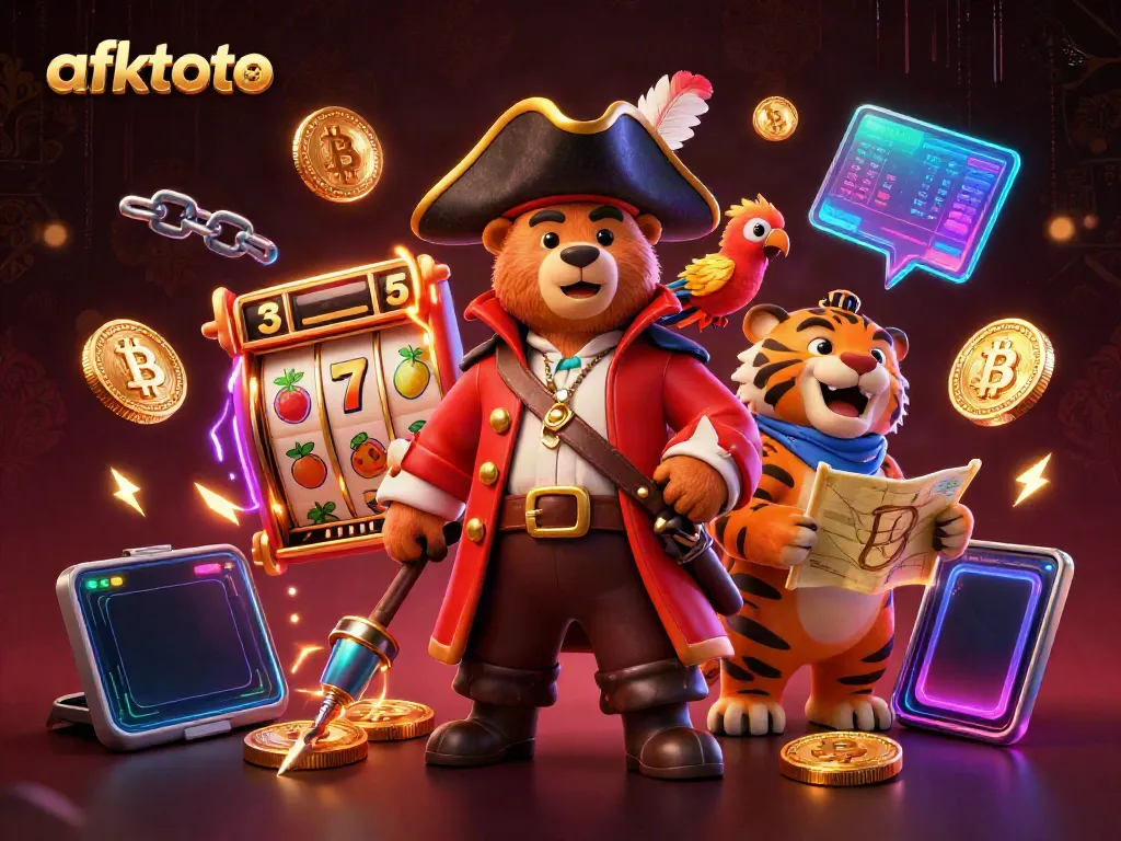 AFKTOTO menghadirkan petualangan bermain slot premium dengan karakter kartun lucu dan simbol keberuntungan.