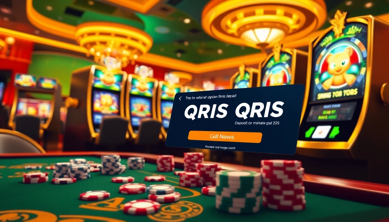Experience the thrill of winning with link slot qris in a vibrant online casino scene.