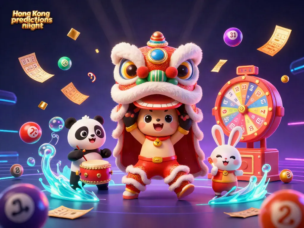 Prediksi Hong Kong malam ini dengan karakter luar biasa dalam pertunjukan tarian, bola lotere melayang, dan banyak elemen kasino.
