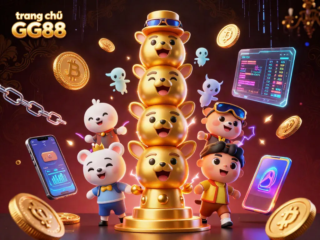 Engage with the lively scene of trang chủ GG88 showcasing vibrant casino elements and modern crypto features.